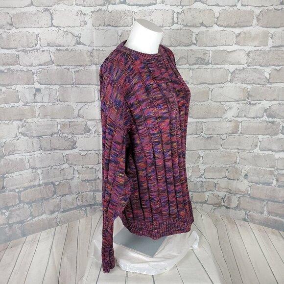 Vintage 80s Multicolor Crew Sweater Men's Large - Picture 9 of 15